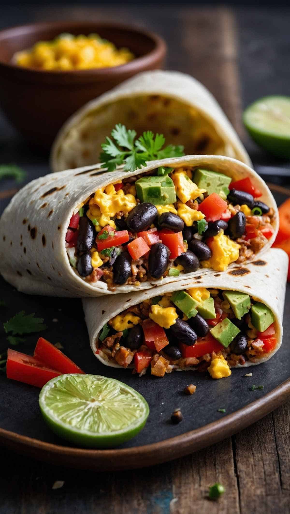 Gluten Free Breakfast burrito