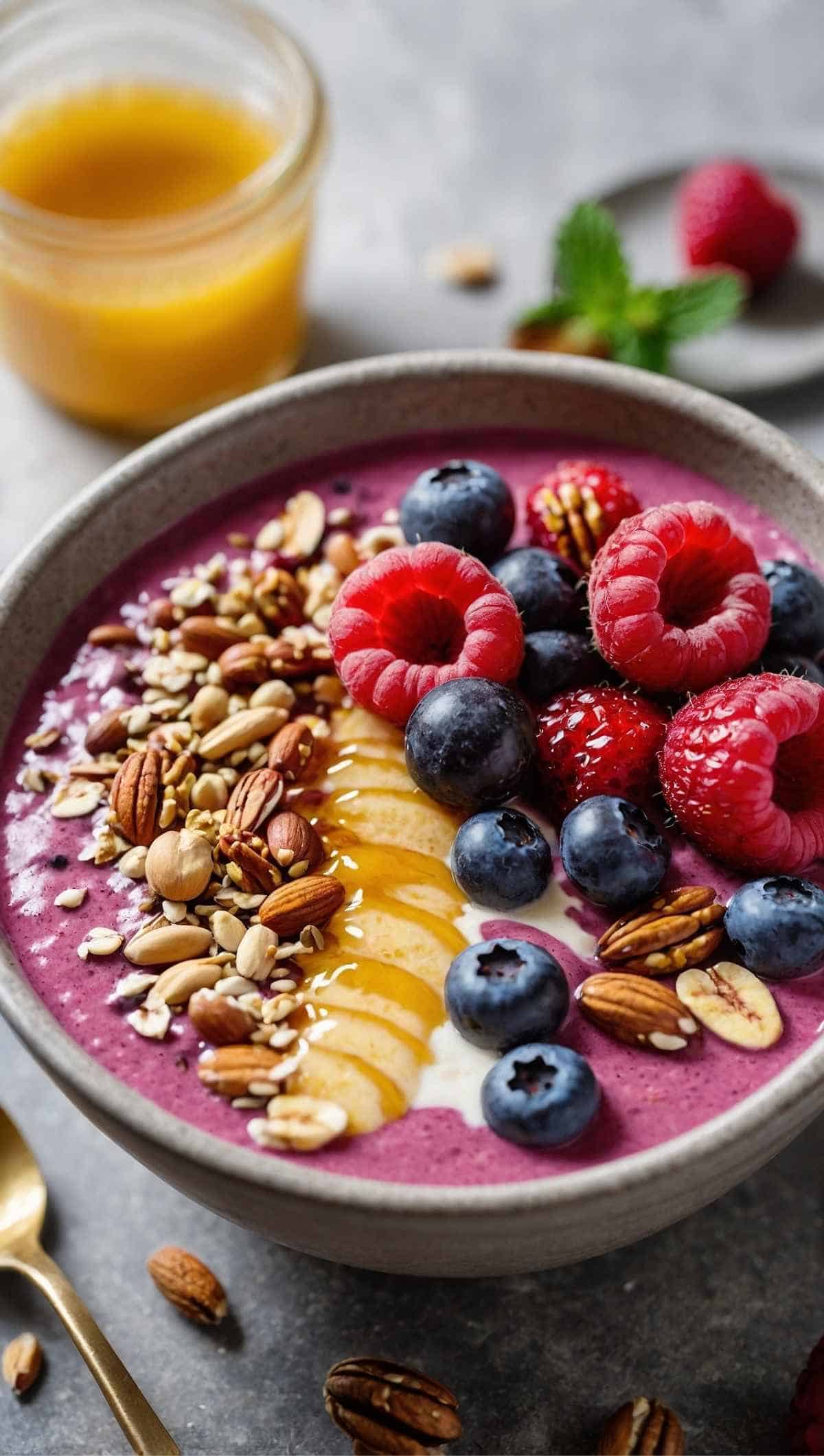 berry smoothie bowl