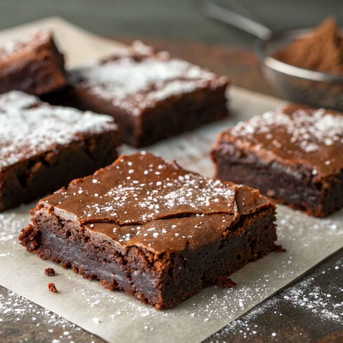 Fudgy gluten free brownies