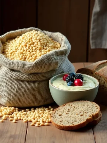 loaf of freshly baked gluten-free buckwheat bread