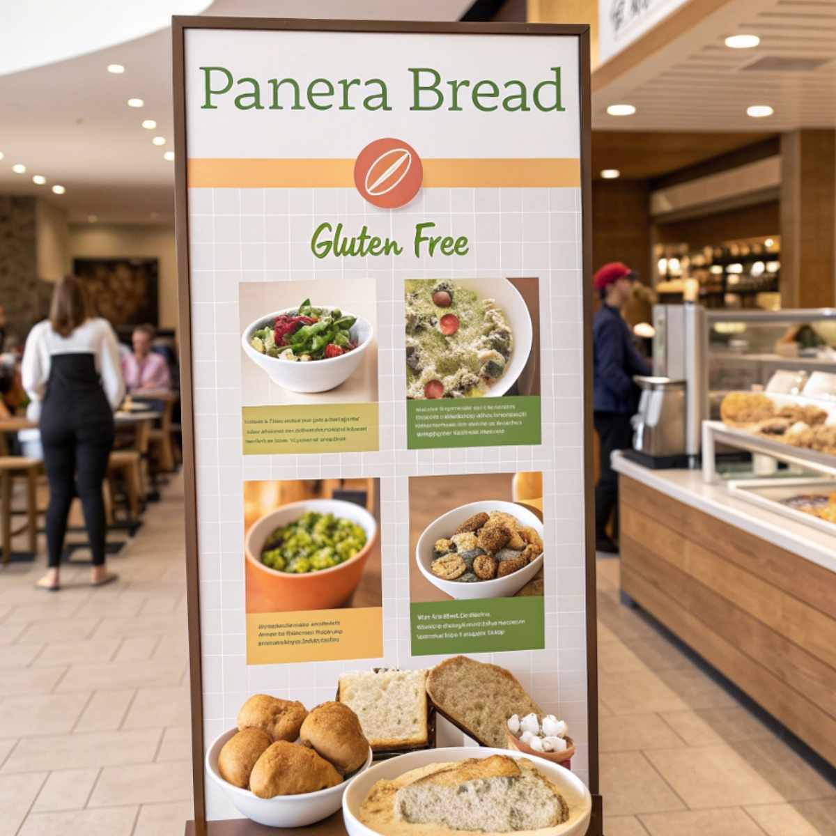 Gluten free meal options at Panera Bread