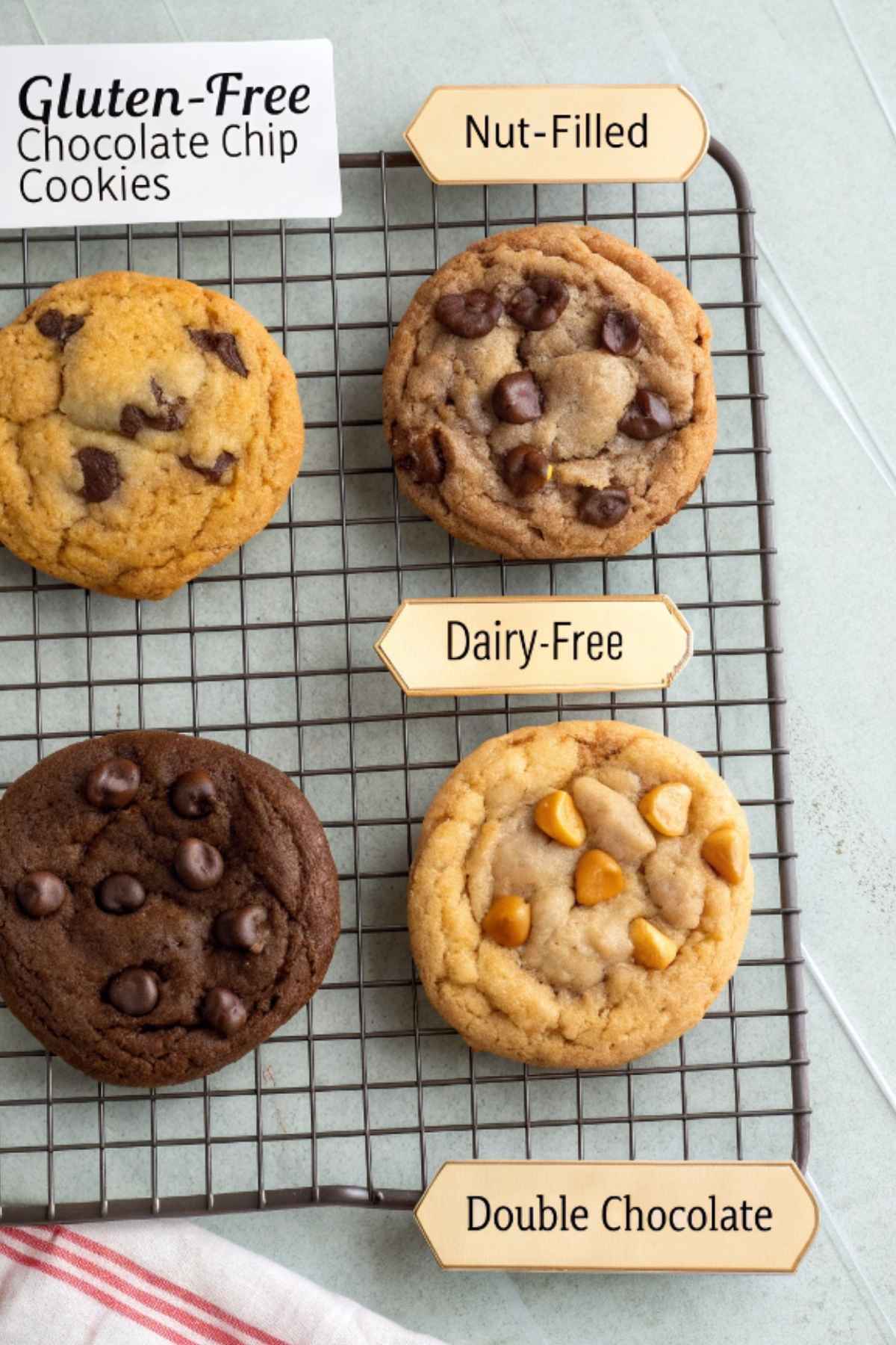 Variations of Gluten-Free Chocolate Chip Cookies